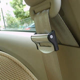 Maxbell 2 x Car Seatbelt Clip Safety Seat Belt Buckle Adjuster Support Blue