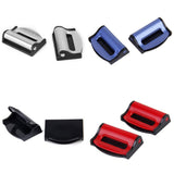 Maxbell 2 x Car Seatbelt Clip Safety Seat Belt Buckle Adjuster Support Blue