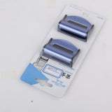 Maxbell 2 x Car Seatbelt Clip Safety Seat Belt Buckle Adjuster Support Blue