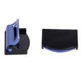 Maxbell 2 x Car Seatbelt Clip Safety Seat Belt Buckle Adjuster Support Blue