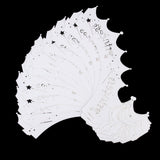 Maxbell Hollow Out Crown Pattern Cake Paper Wrap Cupcake Wrapper Wedding Decor 12Pcs