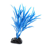 Maxbell Maxbell Plastic Glow In The Dark Artificial Grass Fish Tank Aquarium Decoration Blue 35mm