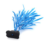 Maxbell Maxbell Plastic Glow In The Dark Artificial Grass Fish Tank Aquarium Decoration Blue 35mm