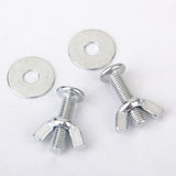 Maxbell 4xRetaining ScrewFitting Screws for Bird House Cages Parrot Breeding Box