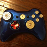 Maxbell Full Housing Shell Case Button for PS4 Controller - Red + 2x Thumbsticks