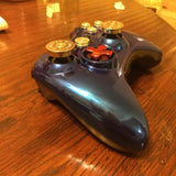 Maxbell Full Housing Shell Case Button for PS4 Controller - Red + 2x Thumbsticks