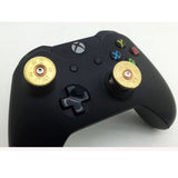Maxbell Full Housing Shell Case Button for PS4 Controller - Red + 2x Thumbsticks