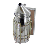 Maxbell Beekeeping Stainless Steel Bee Hive Smoker w/Heat Shield & J Hook Beehive Tool