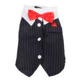 Maxbell Maxbell Pet Dog Tux Suit Wedding Costume Puppy Stylish Clothes Bow Tie Collar XL
