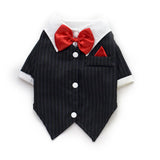 Maxbell Maxbell Pet Dog Tux Suit Wedding Costume Puppy Stylish Clothes Bow Tie Collar XL