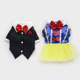 Maxbell Maxbell Pet Dog Tux Suit Wedding Costume Puppy Stylish Clothes Bow Tie Collar XL