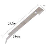 Maxbell 2Pcs Beekeepers Beekeeping Stainless Steel Hook Hive Tool Extracting Scraper New