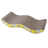 Maxbell Maxbell M-Shape Wave Corrugated Board Cat Scratcher Seize Scratch Pad Catnip Bed