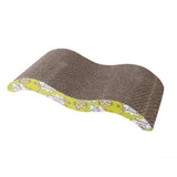 Maxbell Maxbell M-Shape Wave Corrugated Board Cat Scratcher Seize Scratch Pad Catnip Bed