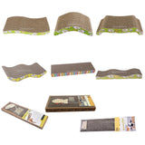 Maxbell Maxbell Straight Corrugated Board Cat Scratcher Seize Scratch Pad Catnip Bed