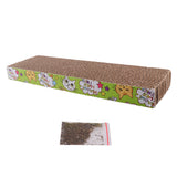 Maxbell Maxbell Straight Corrugated Board Cat Scratcher Seize Scratch Pad Catnip Bed