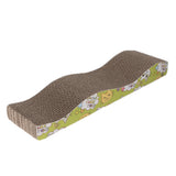 Maxbell Maxbell Wave Curved Corrugated Board Cat Scratcher Seize Scratch Pad Catnip Bed