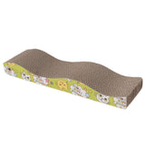 Maxbell Maxbell Wave Curved Corrugated Board Cat Scratcher Seize Scratch Pad Catnip Bed