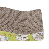 Maxbell Maxbell Wave Curved Corrugated Board Cat Scratcher Seize Scratch Pad Catnip Bed