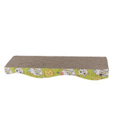 Maxbell Maxbell Wave Curved Corrugated Board Cat Scratcher Seize Scratch Pad Catnip Bed