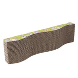 Maxbell Maxbell Wave Curved Corrugated Board Cat Scratcher Seize Scratch Pad Catnip Bed