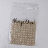 Maxbell 6xMagiDeal Adhesive Silicone Semicircle Feet Bumper Door Furniture 100pcs