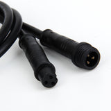 Maxbell 50cm Waterproof LED Lamp 3 Cores Male/Female Plug Cables Wire 1pcs