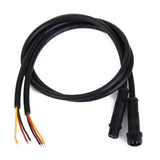 Maxbell 50cm Waterproof LED Lamp 3 Cores Male/Female Plug Cables Wire 1pcs