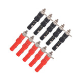 Maxbell 4mm Insulated Banana Plug Socket Jack Connectors New 10 Pairs Red+Black - Aladdin Shoppers