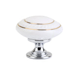 Maxbell 2x Mushroom Cabinet Cupboard Door Drawer Bin Pull Handle Knob puller White 37mm