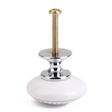 Maxbell 2x Mushroom Cabinet Cupboard Door Drawer Bin Pull Handle Knob puller White 37mm