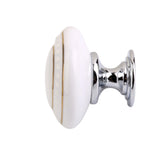 Maxbell 2x Mushroom Cabinet Cupboard Door Drawer Bin Pull Handle Knob puller White 37mm