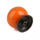 Maxbell 2 x Vintage Retro Round Drawer Cabinet Cupboard Door Pull Handle Knob Orange