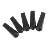 Maxbell 15xPlastic Door Stop Stoppers Door Block Wedges 5PCS Black