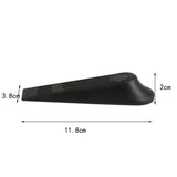 Maxbell 15xPlastic Door Stop Stoppers Door Block Wedges 5PCS Black