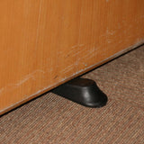 Maxbell 15xPlastic Door Stop Stoppers Door Block Wedges 5PCS Black