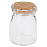 Maxbell Mini Round Glass Favor Storage Jars Bottle Containers with Cork Gifts
