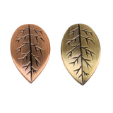 Maxbell 22xTree Leaf Shaped Wardrobe Door Knob Retro Cabinet Door Pull Handle Bronze