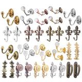 Maxbell 4x2x Curtain Drapery Tiebacks Holdbacks Wall Tassel Hook Holder Silver