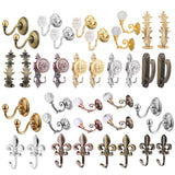 Maxbell 4x2x Curtain Drapery Tiebacks Holdbacks Wall Tassel Hook Holder Silver