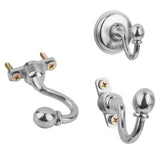 Maxbell 4x2x Curtain Drapery Tiebacks Holdbacks Wall Tassel Hook Holder Silver