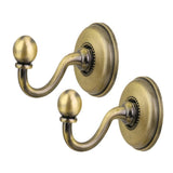 Maxbell 4x2x Curtain Drapery Tiebacks Holdbacks Wall Tassel Hook Holder Bronze