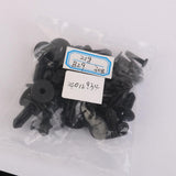 Maxbell 11x30pc Black Nylon Rivet Push-Type Trim Clip for GM Honda Benz Nissan Ford B29