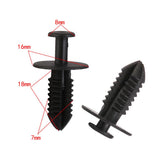 Maxbell 15x30pc Black Nylon Rivet Push-Type Trim Clip for GM Honda Benz Nissan Ford B29
