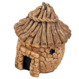 Maxbell Maxbell Hut Aquarium Underwater Ornament Landscape Fish Tank Decor Retro Yellow