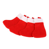 Maxbell Christmas Tableware Silverware Sleeve Pocket Wrapping Sack Decor Red 3