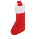 Maxbell Christmas Tableware Silverware Sleeve Pocket Wrapping Sack Decor Red 3