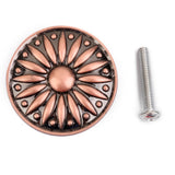 Maxbell Chic Round Knob Cabinet Drawer Door Pull Handle Retro Room Closet Copper