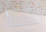 Maxbell Wire Dish Drying Rack Under Shelf Cabinet Basket for Pants Fruits Food Organizer White - Aladdin Shoppers