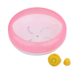 Maxbell Plastic Circular Edge Design Non-Toxic Anti-Slip Silent Exercise Running Wheel Play Toy Pet Supplies Random Color